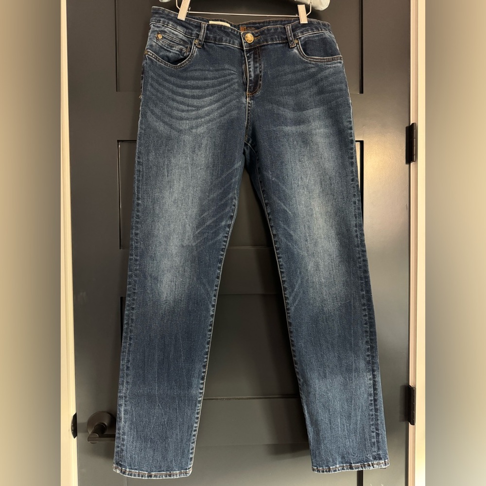 KUT From The Kloth Catherine Boyfriend Blue Denim Jeans